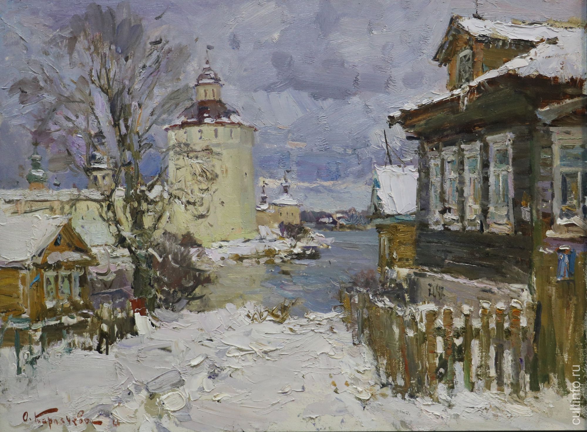 Ольга Карпачева (Вологда). Зима в Криллове. 2020